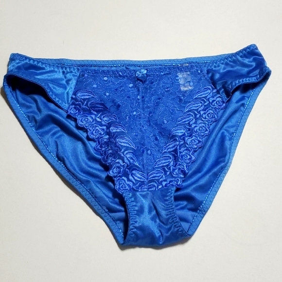 Bra Set Size 40D Blue Lace By Delta Burke - Picture 5 of 15